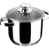 Inoxibar Ecco Kookpan met Glasdeksel, 16cm