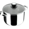 Inoxibar Forma Kookpan met Glasdeksel, 16cm
