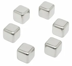 Inoxibar herbruikbare ijsblokjes, rvs 6st