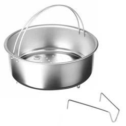 Inoxibar Inzet Geperforeerd met Driepoot, 21cm