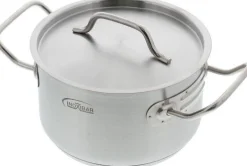 Inoxibar Professional Line Kookpan met Deksel, 18cm