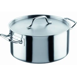 Inoxibar Professional Line Kookpan Laag met Deksel, 45cm