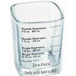 JoeFrex Espressoshotglas met Belijning, 0,06L