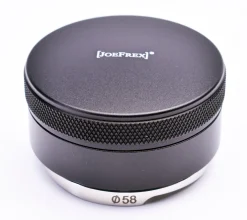 JoeFrex Palm Koffieverdeler met tamper, 58mm rvs zwart