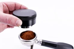 JoeFrex Palm Koffieverdeler met tamper, 58mm rvs zwart