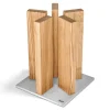Kai Stonehenge Magnetic Messenblok STH-3, Rvs/eikenhout