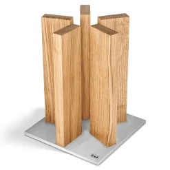 Kai Stonehenge Magnetic Messenblok STH-3, Rvs/eikenhout