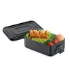Küchenprofi Lunchbox, 18x12cm mat zwart