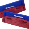 Kitchengrips Handvatgreep, 2 stuks rood / blauw