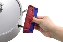 Kitchengrips Handvatgreep, 2 stuks rood / blauw