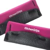 Kitchengrips Handvatgreep, 2 stuks zwart / roze