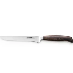 Kliegel Uitbeenmes, 16cm gerookt eikenhout