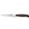 Kliegel Uitbeenmes, 13cm gerookt eikenhout