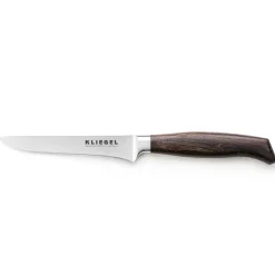 Kliegel Uitbeenmes, 13cm gerookt eikenhout