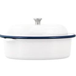 Kockums Jernverk Braadpan Ovaal, 30cm wit