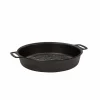 Kockums Jernverk Grillpan met Perforatie, 24cm carbonstaal