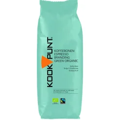Kookpunt Green Organic Koffiebonen Espresso, 0,5kg