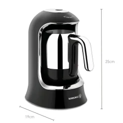 Korkmaz Turkse Koffiemachine, zwart