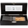 Laguiole Style de Vie Botermessen, 4-delig olijfhout