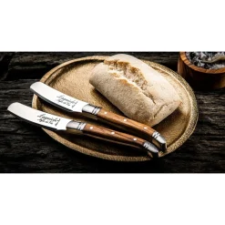 Laguiole Style de Vie Botermessen, 4-delig olijfhout