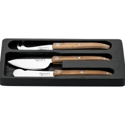Laguiole Style de Vie Kaasmessen, 3-delig eikenhout