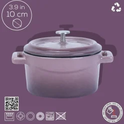 LAVA Mini Braadpan, 10cm paars