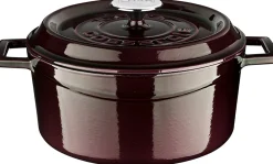 LAVA Premium Braadpan, 24cm aubergine
