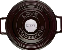 LAVA Premium Braadpan, 24cm aubergine