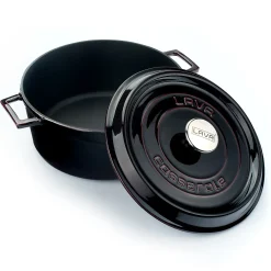 LAVA Premium Braadpan, 28cm aubergine