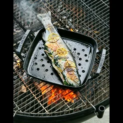 Le Creuset BBQ Outdoor Grillmand Geperforeerd, 30cm