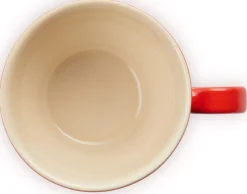 Le Creuset Cappuccinomok Groot, 0,4 L kersenrood