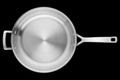 Le Creuset Classic 3-Ply RVS Koekenpan, 30cm