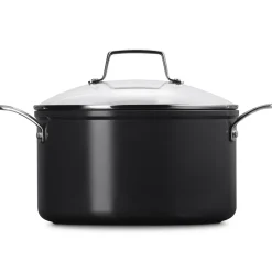 Le Creuset Essential Non-Stick Ceramic Kookpan met Glasdeksel, 24cm