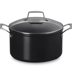 Le Creuset Essential Non-Stick Ceramic Kookpan met Glasdeksel, 24cm