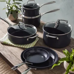 Le Creuset Essential Non-Stick Ceramic Hapjespan met Glasdeksel, 26cm