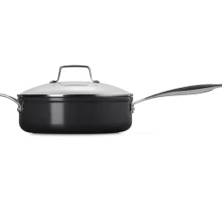 Le Creuset Essential Non-Stick Ceramic Hapjespan met Glasdeksel, 26cm