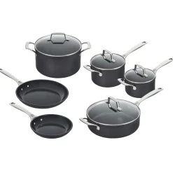 Le Creuset Essential Non-Stick Ceramic Pannenset, 6-delig