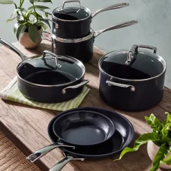 Le Creuset Essential Non-Stick Ceramic Pannenset, 6-delig