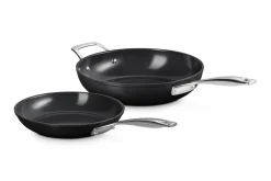 Le Creuset Essential Non-Stick Ceramic Pannenset, 2-delig