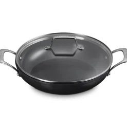 Le Creuset Essential Non-Stick Ceramic Provençaalse Sauteerpan met Glasdeksel, 28cm