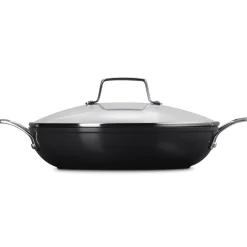 Le Creuset Essential Non-Stick Ceramic Provençaalse Sauteerpan met Glasdeksel, 28cm