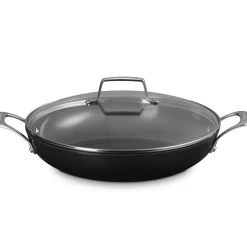 Le Creuset Essential Non-Stick Ceramic Provençaalse Sauteerpan met Glasdeksel, 30cm