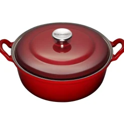 Le Creuset Faitout Braadpan, 28cm kersenrood