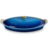 Le Creuset Heritage Ovenschaal met Deksel Vis, 1,6L azure
