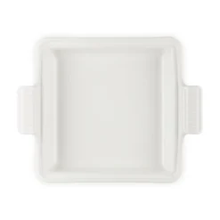 Le Creuset Heritage Ovenschaal met Deksel Vierkant, 23cm meringue