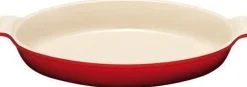 Le Creuset Heritage Ovenschaal Ovaal, 28cm kersenrood