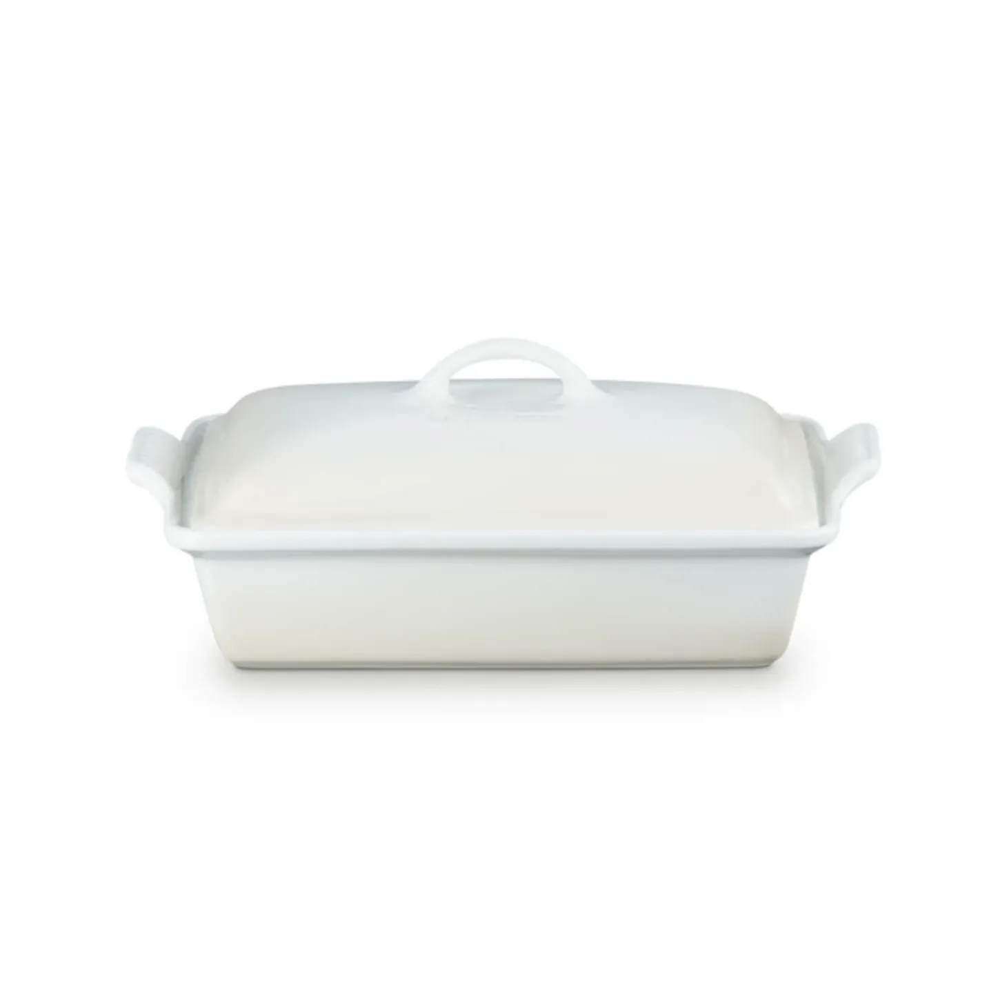 Le Creuset Heritage Ovenschaal met Deksel Rechthoekig, 33cm meringue