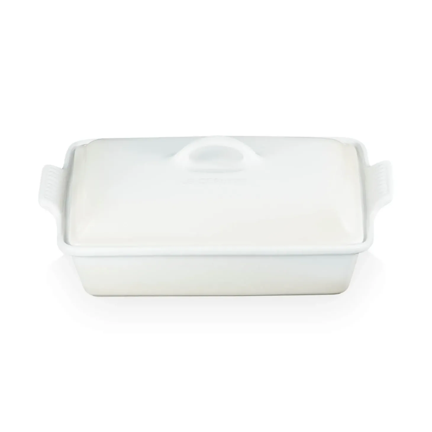 Le Creuset Heritage Ovenschaal met Deksel Rechthoekig, 33cm meringue
