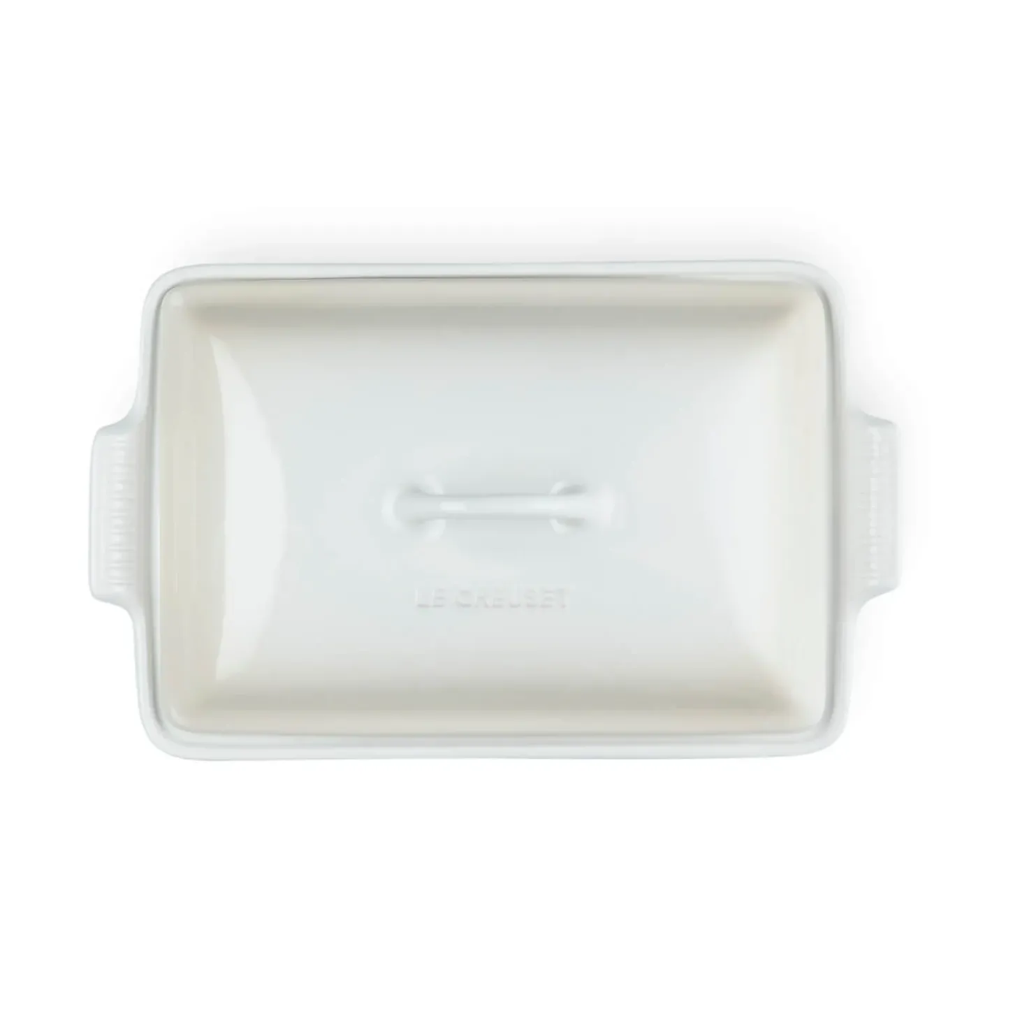 Le Creuset Heritage Ovenschaal met Deksel Rechthoekig, 33cm meringue