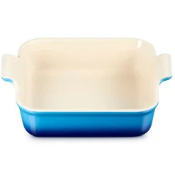 Le Creuset Heritage Ovenschaal Vierkant, 23x23cm azure